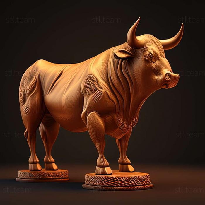 bull 3d model